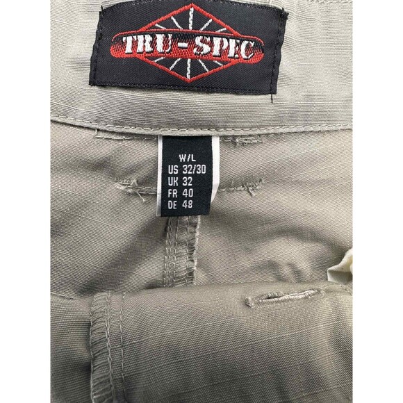 Tru-Spec Men's Tactical Cargo Pants Khaki Size 32x30 Ripstop Military Outdoor - Picture 3 of 6